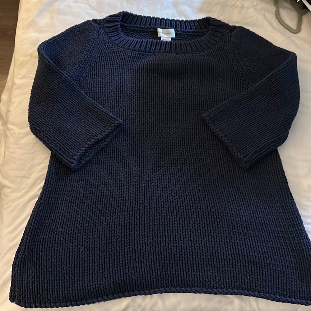 Soft Surroundings Boat Neck Knit Sweater